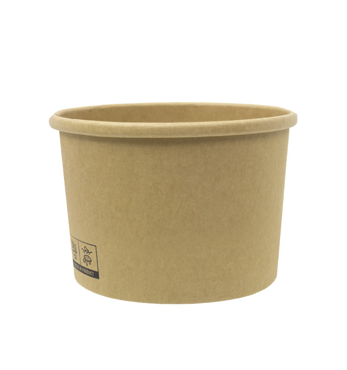 Pojemnik Papierowy Kraft-Kraft 250ml Ø9,0cm (25 Sztuk) Pojemnik Papierowy Kraft-Kraft 250ml Ø9,0cm (25 Sztuk)