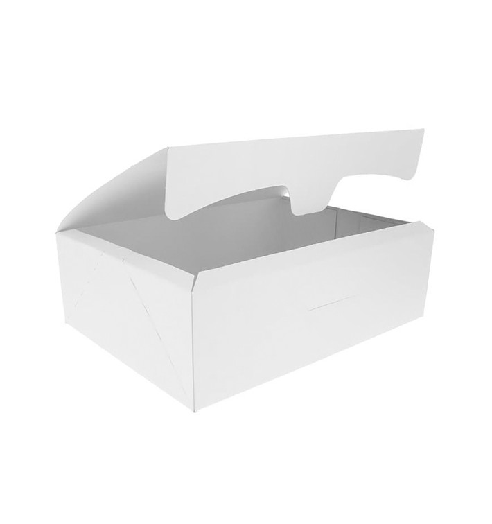 Pudełko Papierowy Biały na Ciasto 20,4x15,8x6cm 1Kg (200 Sztuk) Pudełko Papierowy Biały na Ciasto 20,4x15,8x6cm 1Kg (200 Sztuk)