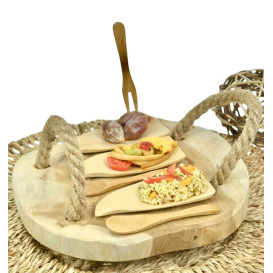 Fingerfood Widelec Bambusowy Mini 9cm (24 Sztuk)