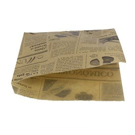 Torebka Tłuszczoodporna Otwarta Kraft Times 17x17cm (X Sztuk)