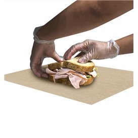 Papier Pergaminowy do Frytek Kraft 28x31cm (1000 Sztuk)