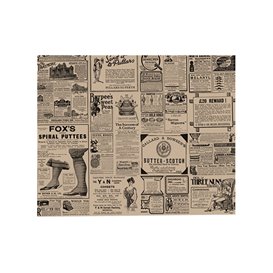 Papier Pergaminowy do Frytek Kraft "Times" 28x34cm (4.000 Sztuk)