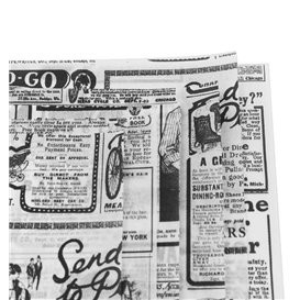 Papier Pergaminowy do Frytek "Times" 28x33cm (4.000 Sztuk)