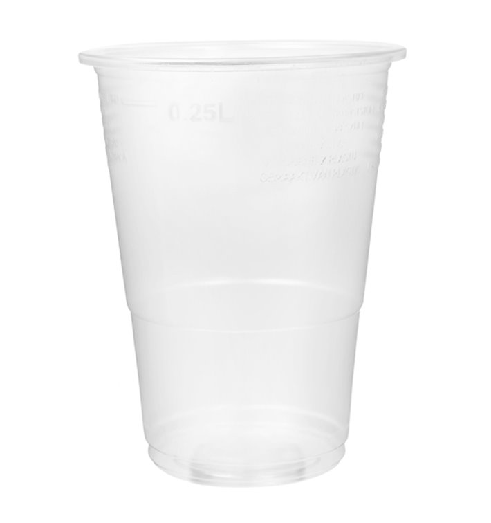 Kubki Plastikowe PP Przezroczyste 300ml Ø7,3cm (2.500 Sztuk) Kubki Plastikowe PP Przezroczyste 300ml Ø7,3cm (2.500 Sztuk)
