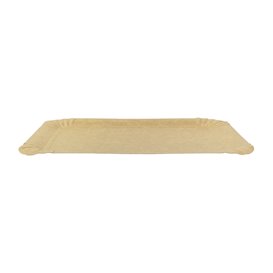 Taca Papierowa Kraft Prostokątna 12x19 cm (100 Sztuk)