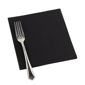 Serwetki Airlaid Czarne 40x40cm (600 Sztuk)