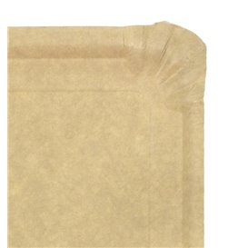 Taca Papierowa Kraft Prostokątna 16x22 cm (100 Sztuk)