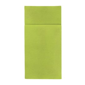 Serwetki Kieszonki na Sztućce Airlaid Pistacje 40x40cm (30 Sztuk)