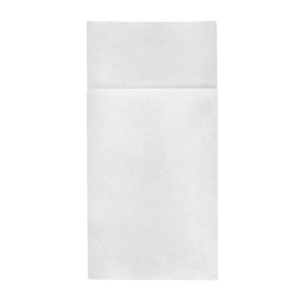 Serwetki Kieszonki na Sztućce Airlaid Białe 33x40cm (30 Sztuk)