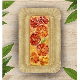 Tacka Papierowa Kraft Tłuszczoodporna "Flower" 12x19cm 295g/m² (800 Sztuk)