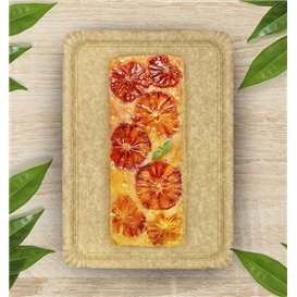 Tacka Papierowa Kraft Tłuszczoodporna "Flower" 25x34cm 390g/m² (50 Sztuk)