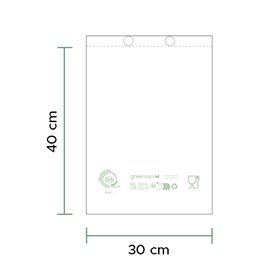 Eko Torba typu Market z Blokowym dnem Home Compost “Classic” 30x40cm 12µm (2.000 Sztuk)