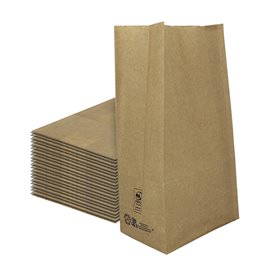 Torba Papierowa Kraft bez Uchwytów 50g/m² 15+9x28cm (1.000 Sztuk)