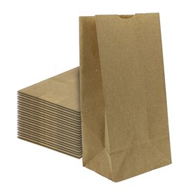 Torba Papierowa Kraft bez Uchwytów 50g/m² 12+8x24cm (1.000 Sztuk)