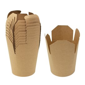Opakowania na Wynos Kraft 760ml (25 Sztuk)