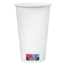 Kubki Papierowe 16 Oz/500ml Białe Ø9cm (500 Sztuk)