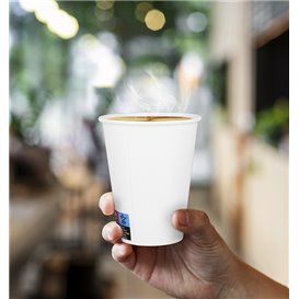 Kubek Papierowy Biały ECO 14Oz/420ml Ø9cm (50 Sztuk)