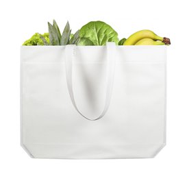 Non-Woven Bag with Long Handles White 48+10x35cm (200 Units)