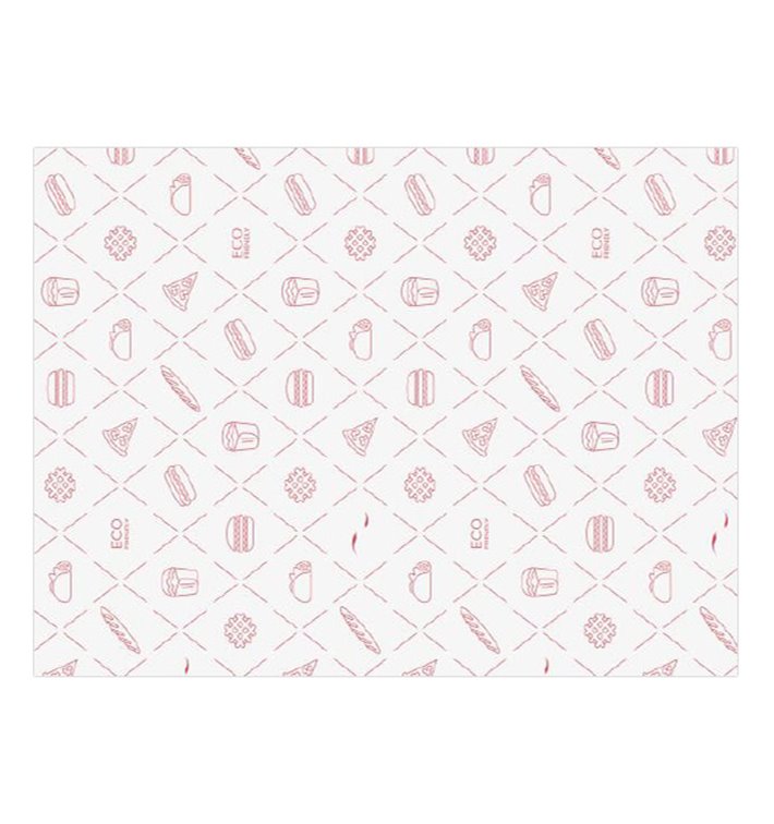 Papier Pergaminowy Eko Czerwony 30x40cm (3.000 Sztuk) Papier Pergaminowy Eko Czerwony 30x40cm (3.000 Sztuk)