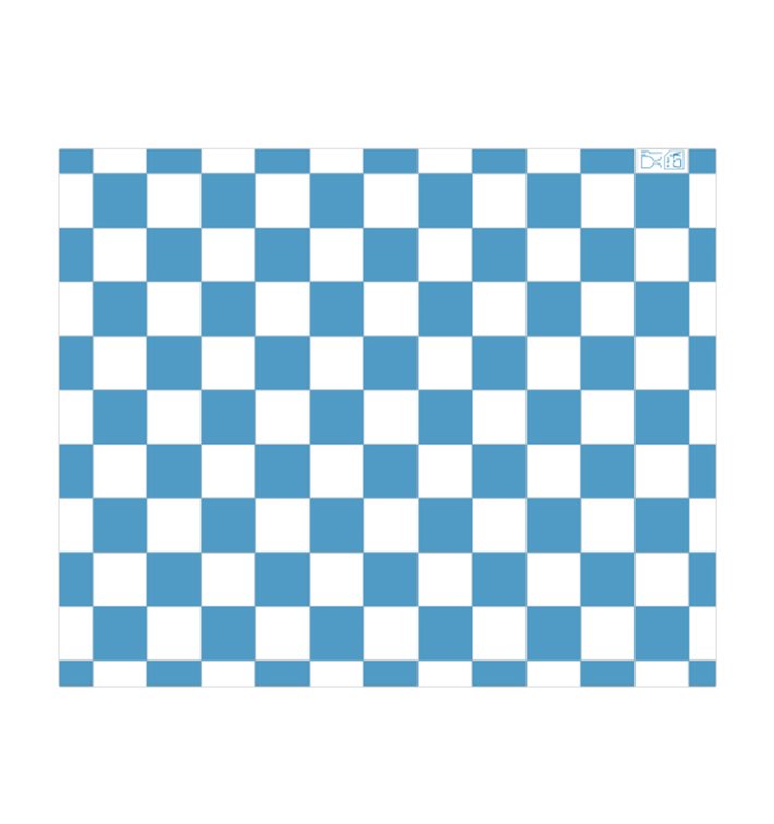 Papier do pieczenia “Vichy” Niebieski 20x24,5cm (1.000 sztuk) Papier do pieczenia “Vichy” Niebieski 20x24,5cm (1.000 sztuk)