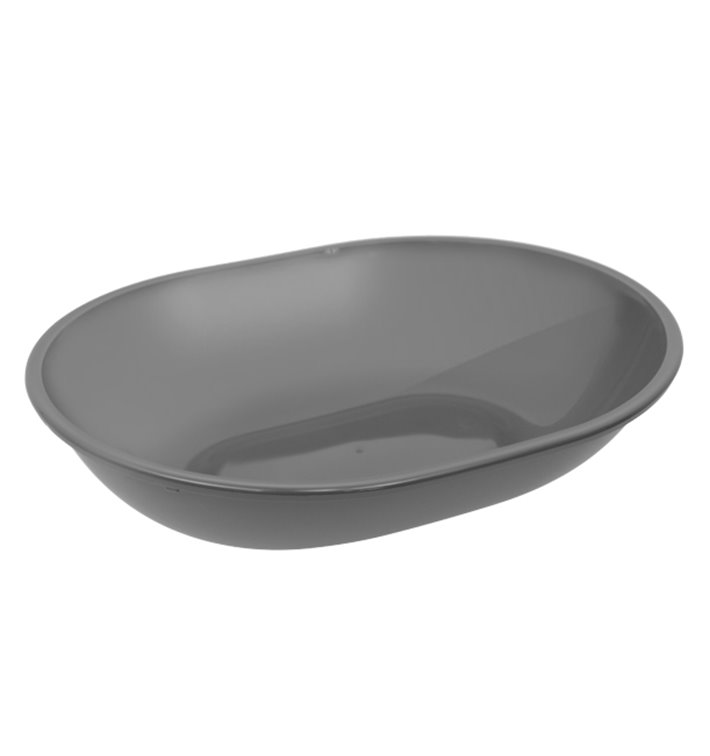 Miska wielokrotnego użytku PP Bio Grey „Revolve” Owal 1000ml 22x17,4x5cm (36 sztuk) Miska wielokrotnego użytku PP Bio Grey „Revolve” Owal 1000ml 22x17,4x5cm (36 sztuk)