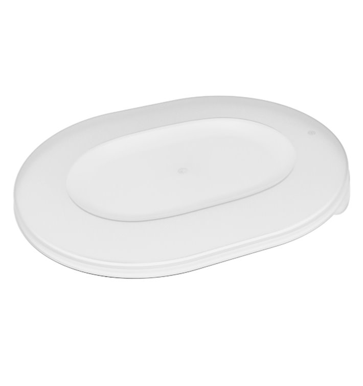 Trwałe pokrywki do misek wielokrotnego użytku PP Bio „Revolve Owal 22x17,4x5cm (36 sztuk) Trwałe pokrywki do misek wielokrotnego użytku PP Bio „Revolve Owal 22x17,4x5cm (36 sztuk)