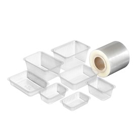Pojemniki Plastikowe PP do Termozgrzewalny 250ml (100 Sztuk)