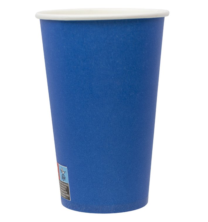 Kubek kartonowy „Colours” Blue 600ml Ø9,4cm (20 Sztuk) Kubek kartonowy „Colours” Blue 600ml Ø9,4cm (20 Sztuk)