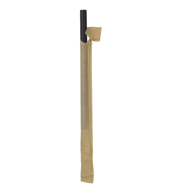Słomki Proste Papierowe Naturalne Kraft Pakowane Pojedynczo Ø8mm 14cm (6000 Sztuk) Słomki Proste Papierowe Naturalne Kraft Pakowane Pojedynczo Ø8mm 14cm (6000 Sztuk)