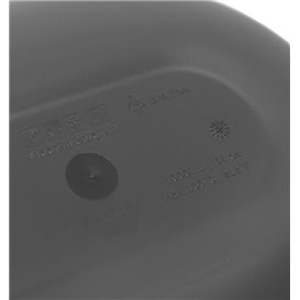 Miska wielokrotnego użytku PP Bio Grey „Revolve” Owal 1000ml 22x17,4x5cm (1 sztuk)