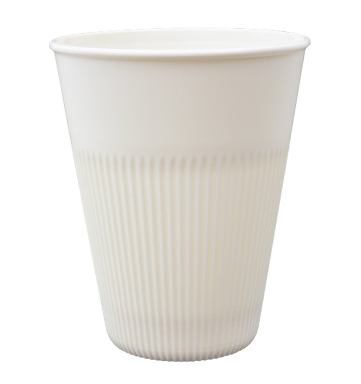 Wytrzymały kubek wielokrotnego użytku PP Kremowy 355ml Ø9,6cm (300 Sztuk) Wytrzymały kubek wielokrotnego użytku PP Kremowy 355ml Ø9,6cm (300 Sztuk)