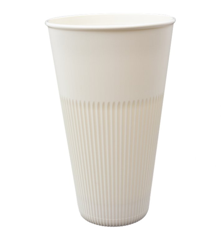 Wytrzymały kubek wielokrotnego użytku PP Kremowy 470ml Ø9,6cm (300 Sztuk) Wytrzymały kubek wielokrotnego użytku PP Kremowy 470ml Ø9,6cm (300 Sztuk)