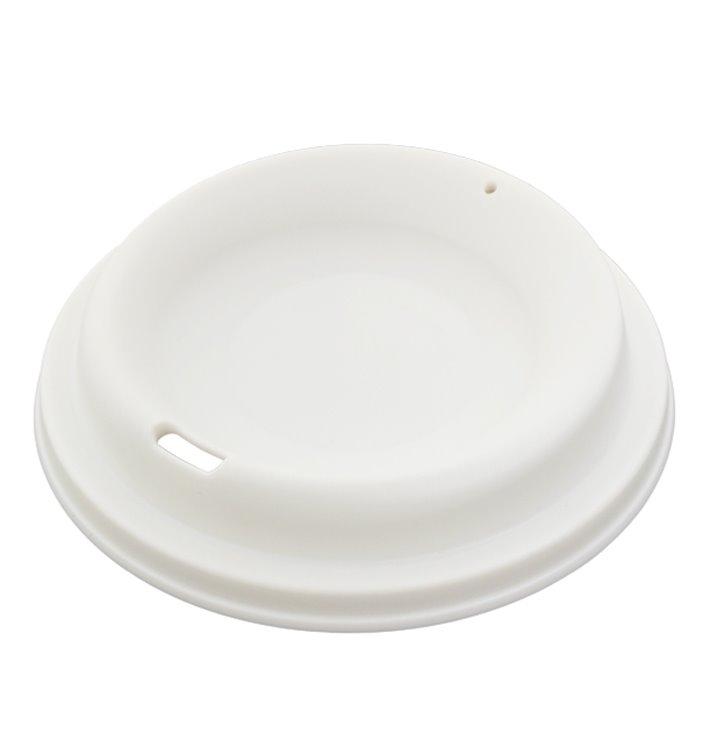 Trwała Pokrywka Wielokrotnego Użytku PP Krem do Kubka Ø9,6cm (50 Sztuk) Trwała Pokrywka Wielokrotnego Użytku PP Krem do Kubka Ø9,6cm (50 Sztuk)