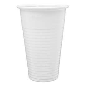 Kubki Plastikowe PP Białe 220ml (100 Sztuk)