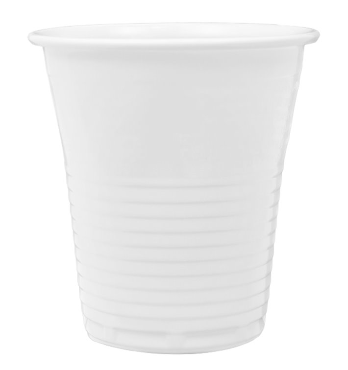 Vaso de Plastico PP White 166ml (3.000 Units) Vaso de Plastico PP White 166ml (3.000 Units)