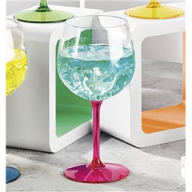 Kieliszki do Ginu z Tonikiem Wielokrotnego Użytku Durable TT Fuchsia Stopką 580ml (6 Sztuk)