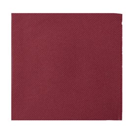Serwetki Koktajl Micro Dot 2-warstwowe Bordeaux 20x20cm (100 Sztuk)