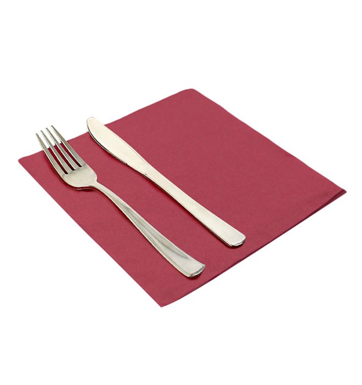 Serwetki Papierowe Micro Dot 2-warstwowe Bordeaux 40x40cm (1.200 Sztuk) Serwetki Papierowe Micro Dot 2-warstwowe Bordeaux 40x40cm (1.200 Sztuk)