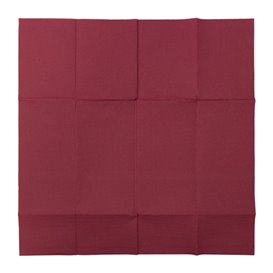 Serwetki Kieszonki na Sztućce Mikro Dot Burgundie 40x40cm (30 Sztuk)
