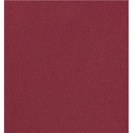 Serwetki Kieszonki na Sztućce Mikro Dot Burgundie 40x40cm (30 Sztuk)