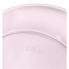Talerz Plastikowy Płaski Różowy Durable PP Minerał Ø23,5cm (6 Sztuk)