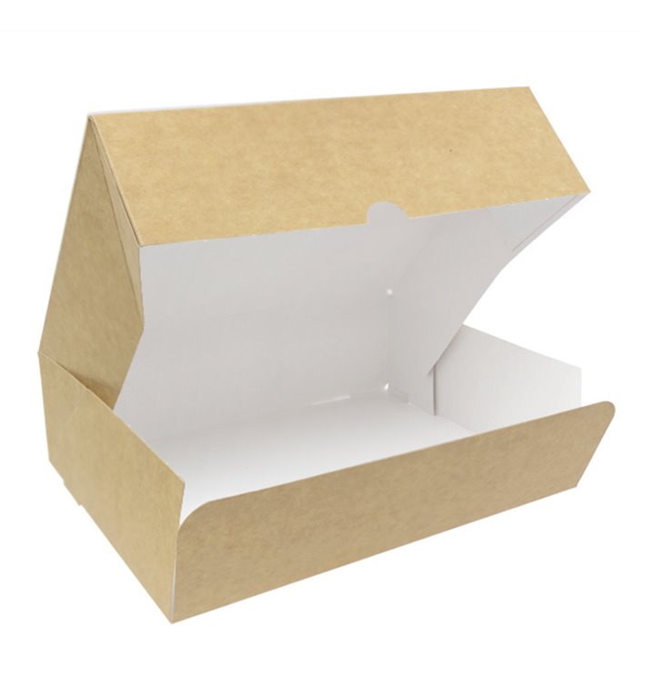 Pudełka Kraft Cukiernicze Kartonowe 20,4x15,8x6cm 1kg (20 Sztuk) Pudełka Kraft Cukiernicze Kartonowe 20,4x15,8x6cm 1kg (20 Sztuk)