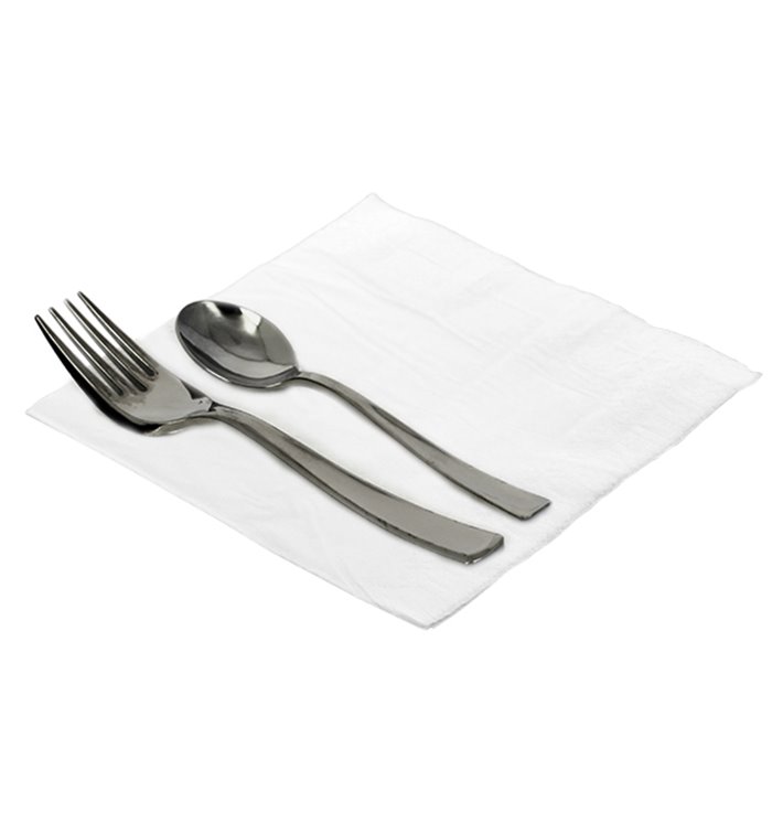 Serwetki Papierowe 1-warstwowy Białe 40x40cm (200 Sztuk) Serwetki Papierowe 1-warstwowy Białe 40x40cm (200 Sztuk)