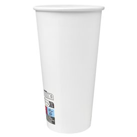 Kubek Papierowy Biały 20Oz/600ml Ø9,4cm (320 Sztuk)