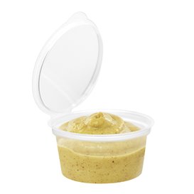 Pojemnik na Sosy Przezroczysty PP 30ml Ø4,8cm (200 Sztuk)