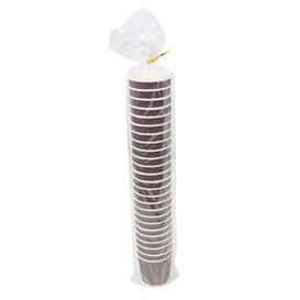 Kubek Papierowy Kędzierzawy Kraft 9Oz/270ml Ø8,0cm (25 Sztuk)