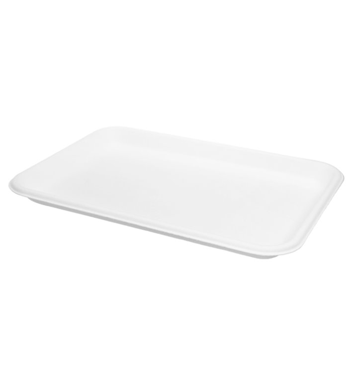 Taca z Białą Trzciną Cukrową 20,5x14,5cm (500 Sztuk) Taca z Białą Trzciną Cukrową 20,5x14,5cm (500 Sztuk)
