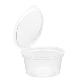 Pojemnik na Sosy Przezroczysty PP 30ml Ø4,8cm (200 Sztuk)
