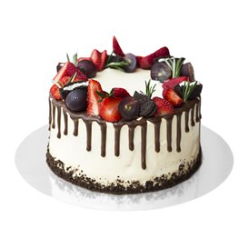 Podkładka Papierowa pod Tort Czarny i Białe 29cm (100 Sztuk)