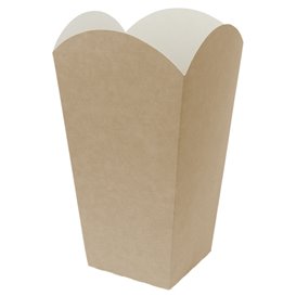 Pudełko na Popcorn Duży Kraft 150g 8,7x13x20,3cm (25 Sztuk)